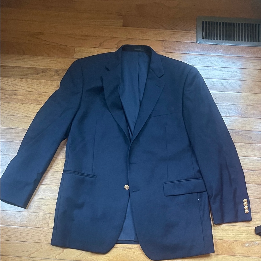 Polo by Ralph Lauren Navy Blazer with Gold Buttons